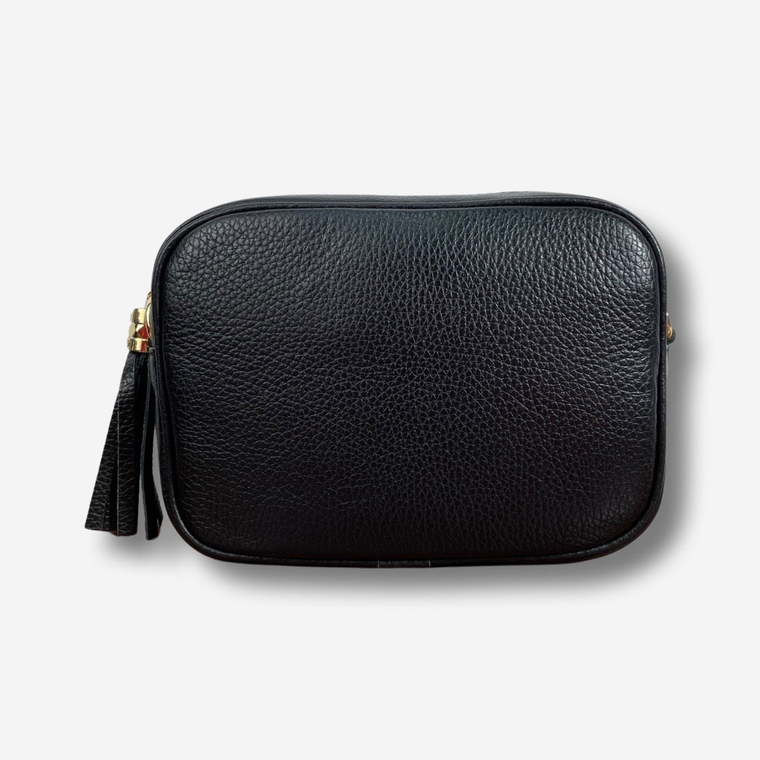 Borsa PARIS in vera pelle - Nero