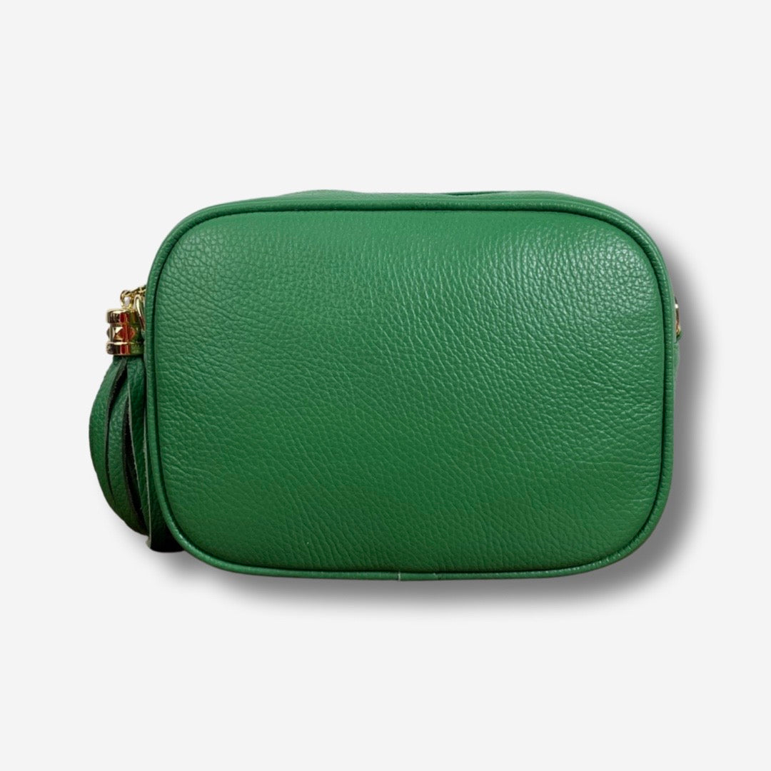 Borsa PARIS in vera pelle - Verde