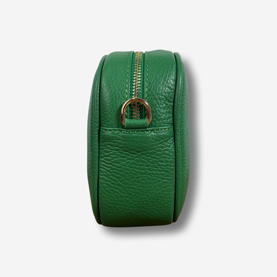 Borsa PARIS in vera pelle - Verde