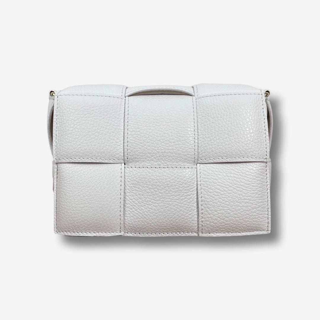 Borsa SHERLIN in vera pelle - Bianco