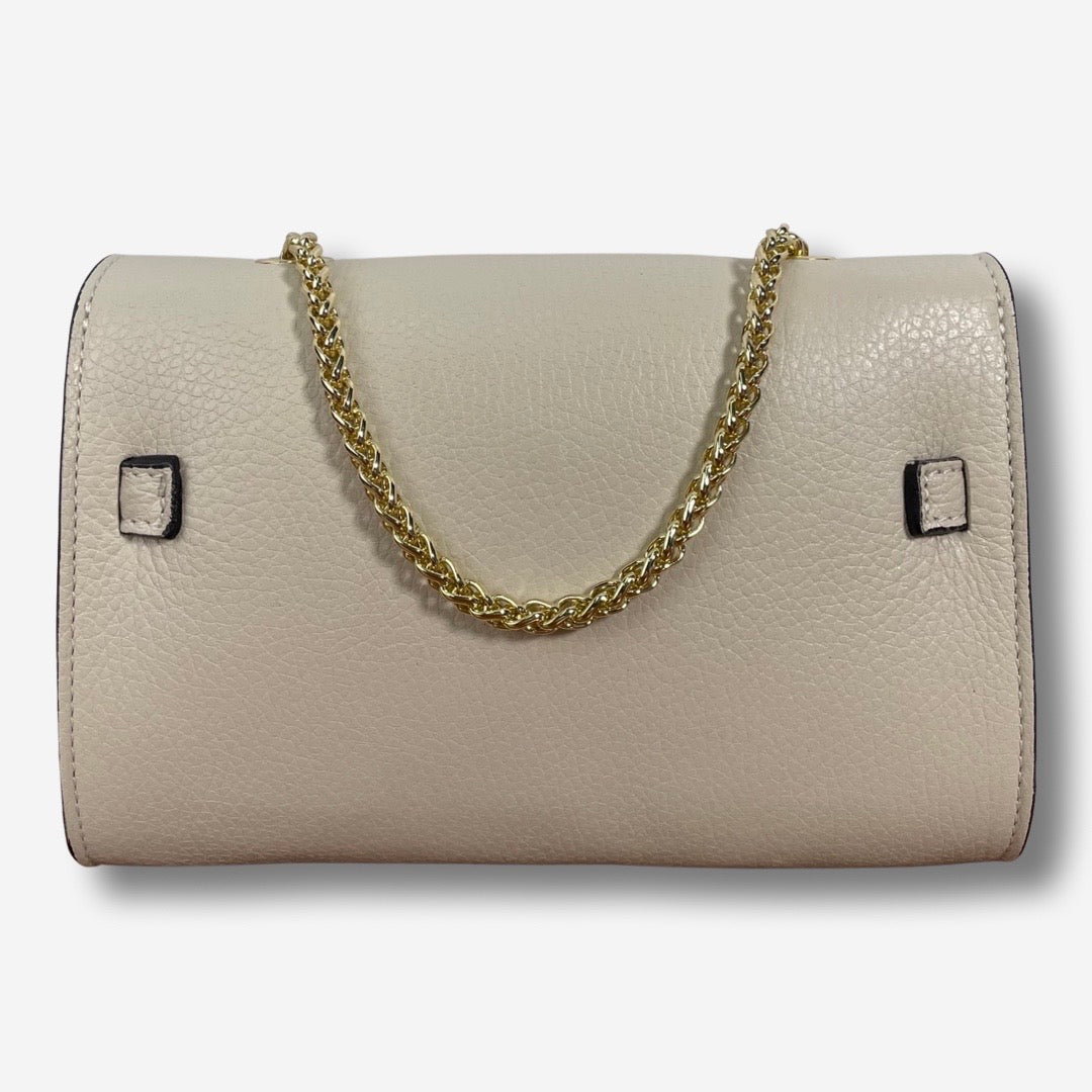 Borsa TIFFANY in vera pelle - Beige Chiaro