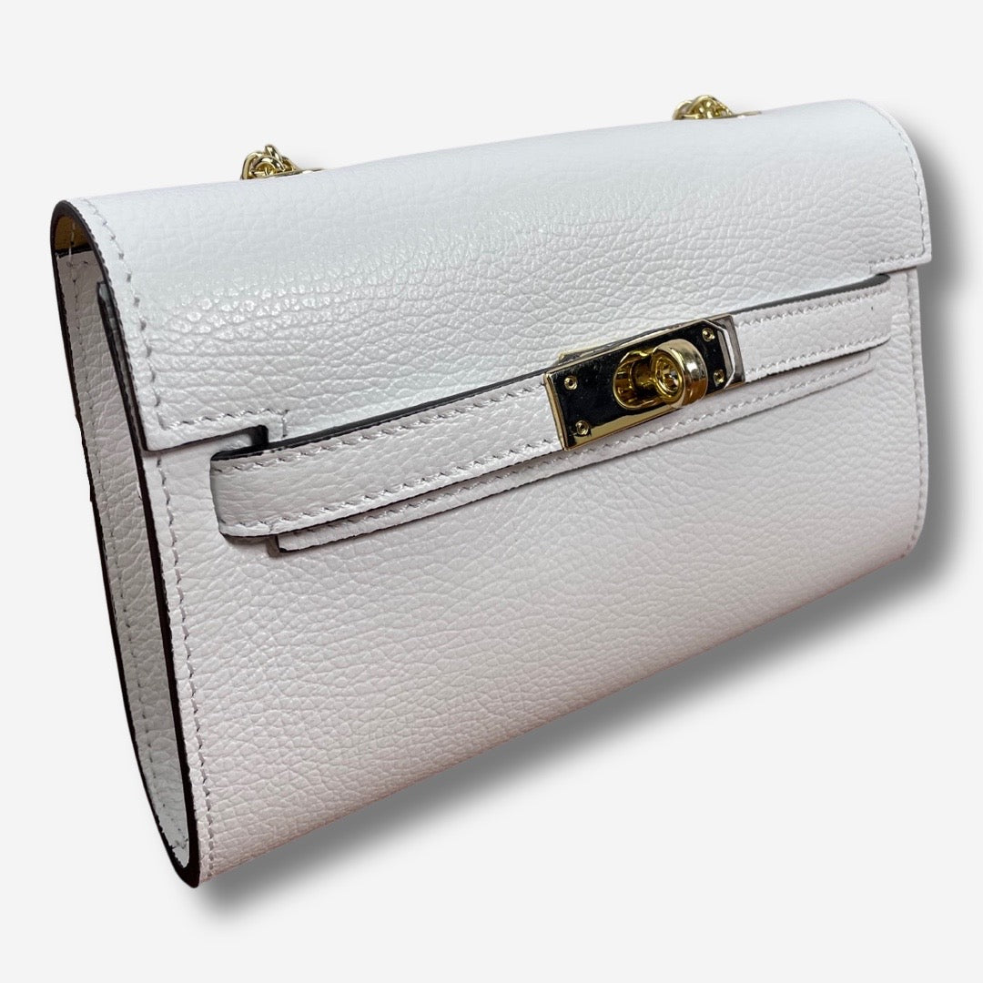 Borsa TIFFANY in vera pelle - Bianco