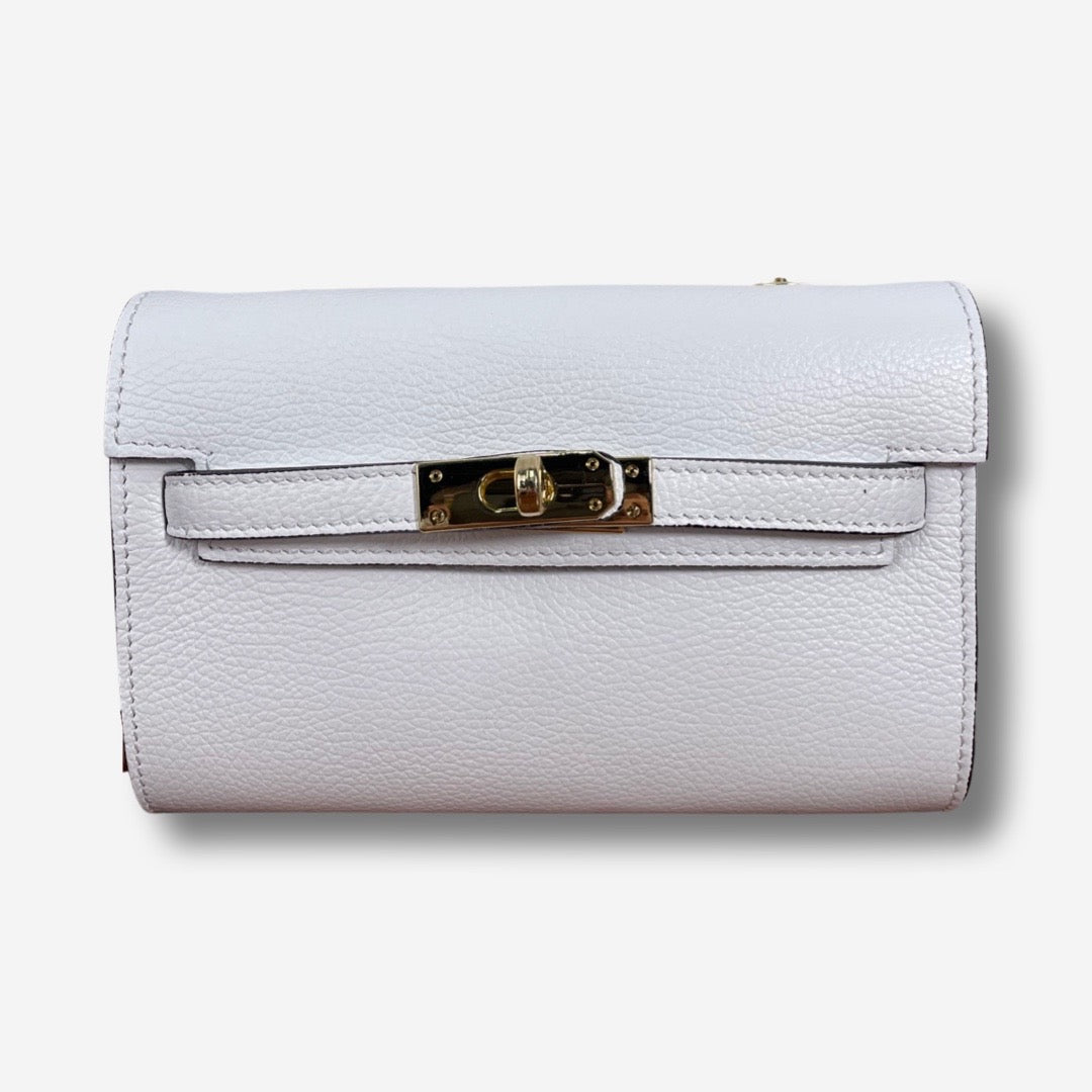 Borsa TIFFANY in vera pelle - Bianco