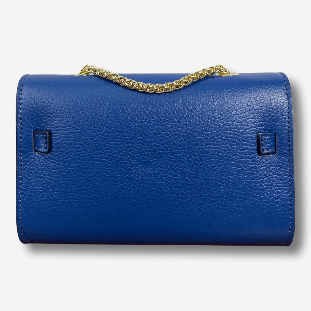 Borsa TIFFANY in vera pelle - Blu